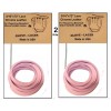 www.wood-n-stuff.com 2 kits BASEBALL Softball Glove KIT Pink/Lilac Edges Repair