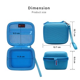 XANAD Kinderkamera Tasche für GREENKINDER Kinderkamera Sofortbildkamera mit Druckpapier für Kinder 3-12 Jahre (Blau)