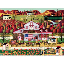 Buffalo Games - Charles Wysocki - Autumn Farms - 1000 Piece Jigsaw Puzzle for Adults Challenging Puzzle Perfect for Game Nights - Finished Puzzle Size is 26.75 x 19.75