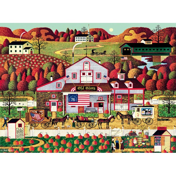 Buffalo Games - Charles Wysocki - Autumn Farms - 1000