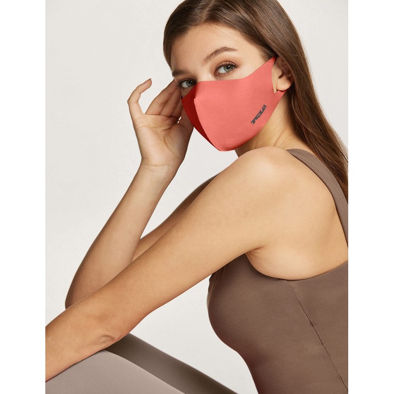 TSLA Men & Women's Copper Infused Face Mask, Washable Reusable