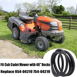 Annolai 954-04219 Deck Belt 754-04219 95404219 Belt for Cub Cadet 46 inch Deck Belt LTX1045 LTX1046 LT2000 Tractor Troy bilt Bronco Lawn Tractor MTD 46 inch Mower Deck Belt (954-04219)