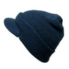Winter Beanie Cap with Visor, Genuine G.I. 100% Wool Fitted
