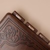 UPAFEXXI-Leather Bible Tabs, Bible Tabs for women and men(Gold Foil