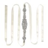 Rhinestone Wedding Dress Belt Elegant Waistbelt Clothes Accessories for Bride