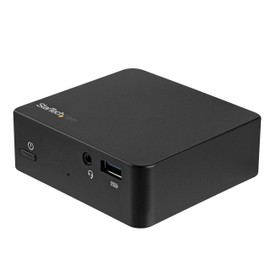 StarTech.com USB-C Dock - Single Monitor 4K 30Hz HDMI Laptop Docking Station with 85W Power Delivery, 4pt USB 3.0 Hub, Gb Ethernet, Audio - Compact USB 3.1 Gen 1 Type-C Dock - Mac & PC (DK30CHDPD)
