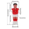 11pcs Football Player Soccer Games Mini Humanoid Plastic Doll Table