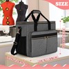 LUXJA Sewing Machine Case with Multiple Pockets, Portable Sewing Machine