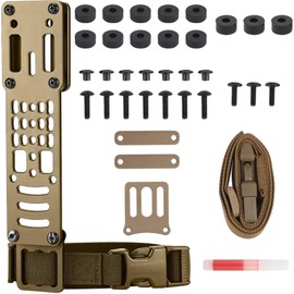 Drop Leg Holster Adapter Duty Belt Accessories for QLS Kit,Adjustable Modular Holster Adapter with Thigh Strap Compatible Safariland QLS/G-Code/Blackhawk for Tactical