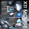 ATTACK SHARK X11 Mouse and X60 HE Keyboard Wireless Gaming