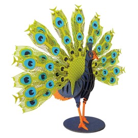 Fridolin 3D Paper Model Peacock