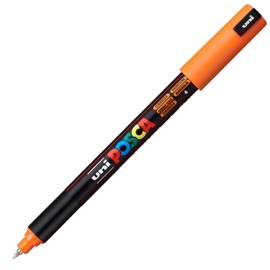Posca Acrylic Paint Marker, Ultra-Fine, Orange