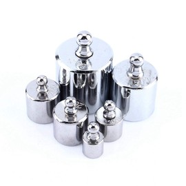 Calibration Weight Kit 205g Total Precision Scales Calibration Weight 5g 10g 20g x 2 50g 100g Calibration Weights with Tweezers Plastic Storage Case for Scales, #200