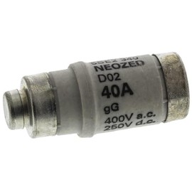 Siemens 5SE2340 NEOZED-Fuse Link 400V GL/GG,GR.D02, 40A, Collapsible Box, White