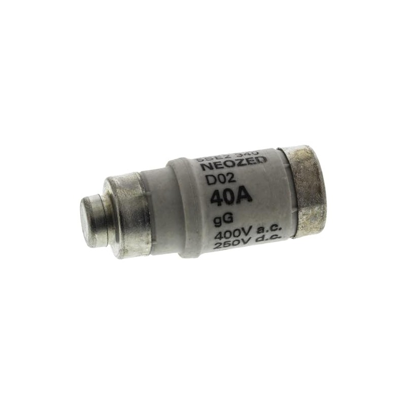 Siemens 5SE2340 NEOZED-Fuse Link 400V GL/GG,GR.D02, 40A, Collapsible Box, White