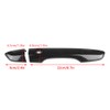 4Pcs Carbon Fiber Car Side Door Handle Frame Cover Trim