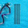 Zerodeko 10pcs Nylon Scuba Regulator Mouthpiece Tie Wrap with UV