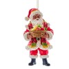 African American Kwanzaa Santa Ornament