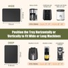Sliding Tray for Coffee Maker, 360° Rolling Tray Appliance Slider