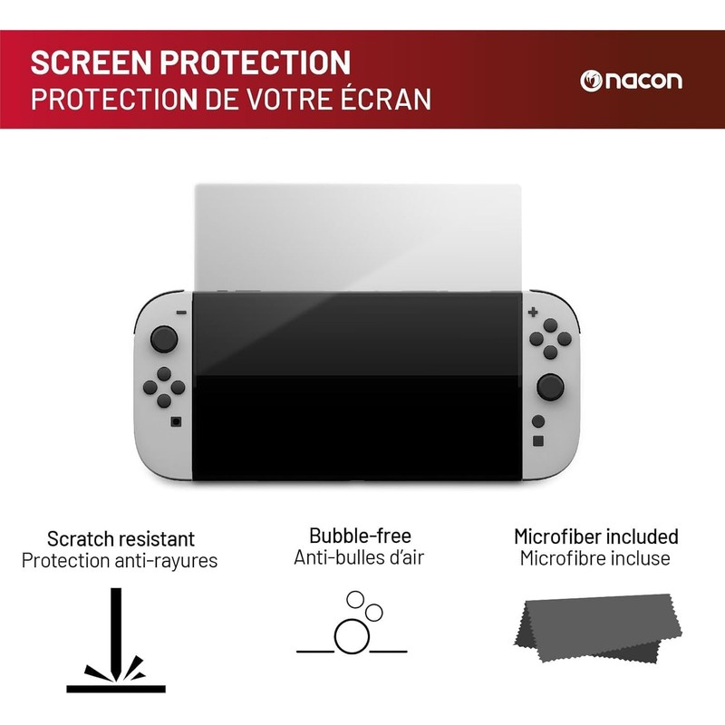 NACON 3er-Pack für Switch 2 | 1 Hartschalenetui | 1
