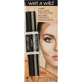 wet n wild wet n wild MegaGlo Dual-Ended Contour Stick Medium/Tan, Cruelty-Free