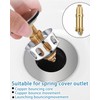 TPZORJX 2 Pieces Pop Up Screw for Sink Drain, Spring