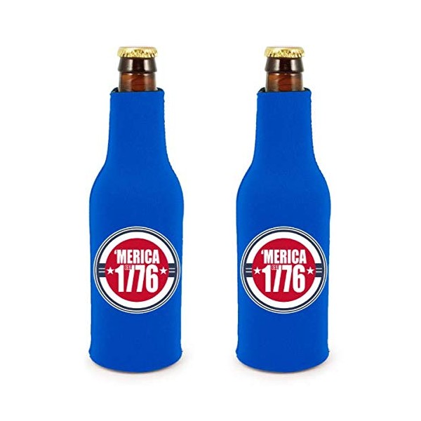 Kolder Patriotic American USA Can Bottle Neoprene Beverage Huggie Holders