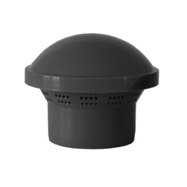 110mm Grey Sewer Vent Cap, Polypropylene Waste Pipe Mushroom Vent, Tube Cowl