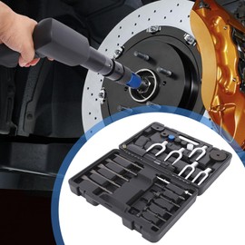 Air Hammer Kit, Multi-functional Pneumatic Hammer Set, Air Hammer Piece Chisel Set with Carrying Case & Gloves for Car Repairs, Removing Wheels