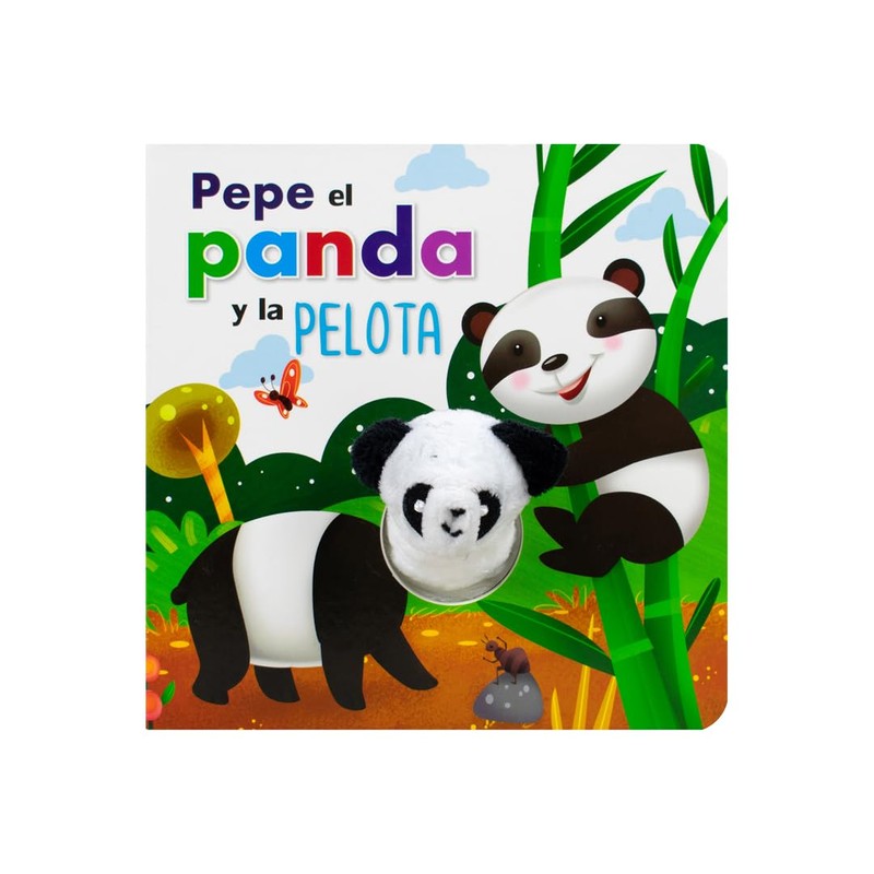 Libro Infantil con Marioneta: Pepe el Panda y la Pelota