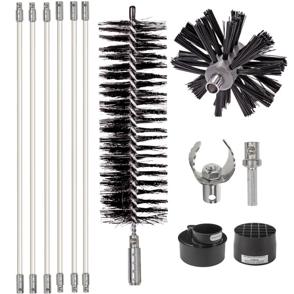 Eastman Lint Wizard Large Duct 7-Piece Dryer Vent Cleaning Kit,
