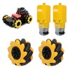 Mecanum Wheel for TT Geared Motor Smart Robot Car Parts