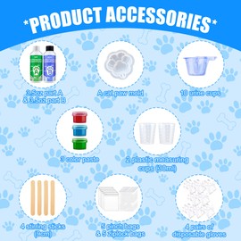 Liquid Silicone for Taba Squishy Kit, 7oz Fast Cure Squishy Gel 1:1 AB Ratio Mixed, Super Soft Silicone Rubber for Squishy Maker, Cat Paw Casting, DIY Decompression Gift Perfect for Beginners