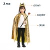 Ricjurzzty Kids King Costume Set for Boys & Girls, King