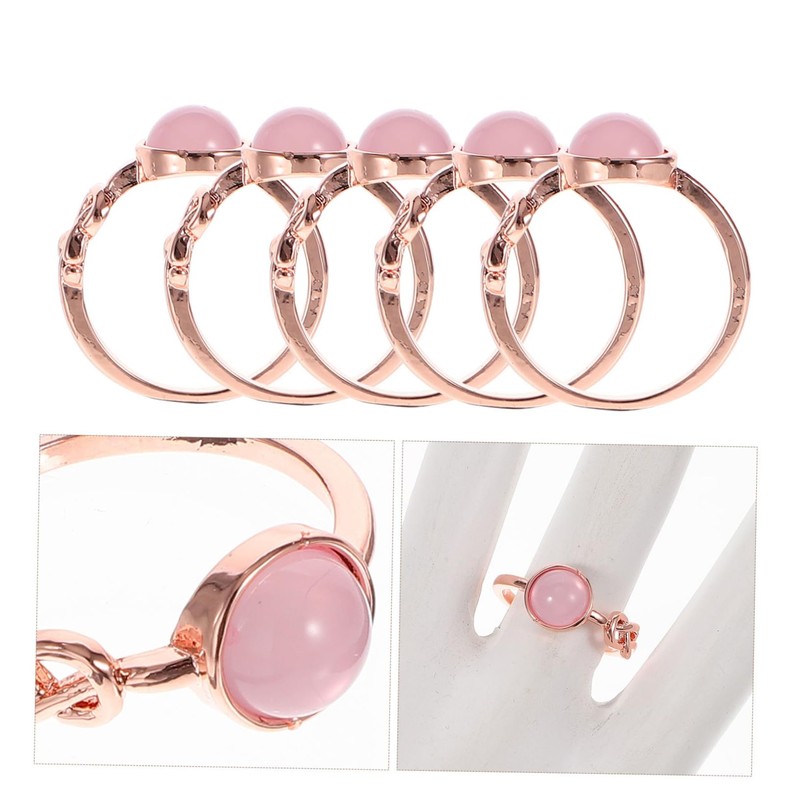 BESPORTBLE 3sets Moonstone Rings for Women Unique Engagement Jewelry Stylish