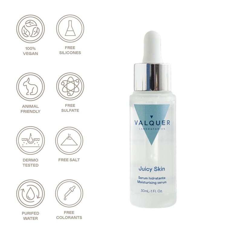 Valquer Laboratories Moisturising Facial Serum With Bamboo Water And Hyaluronic