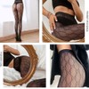 TISTIPPL Fishnet Stockings Fashion Letter Tights for Women Lace Leggings