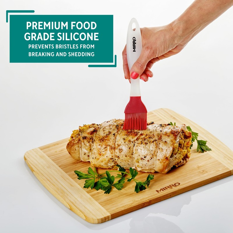 MIRRO Silicone Basting Brush, Red