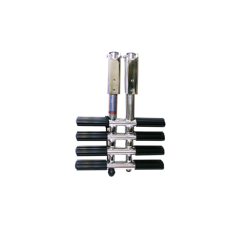 Pactrade Marine Telescopic Boat Dive Ladder, Stainless Steel, 4 Step