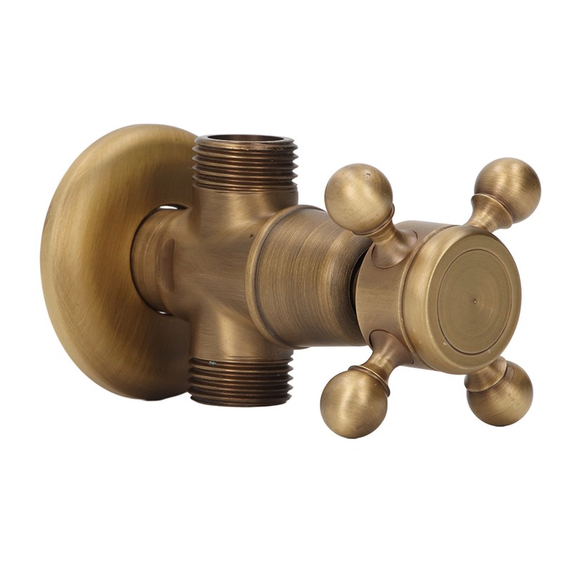 Angle Valve Vintage Style Brass High Hardness Good Sealing Cold