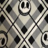 MJC Womens Nightmare Before Christmas Jack Skellington Plaid Plush Lounge