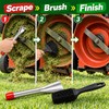2Pcs Lawn Mower Deck Scraper and Cleaning Brush Set –