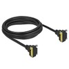 Delock DVI Cable 18+1 Male Angled to 18+1 Male Angled 3 m