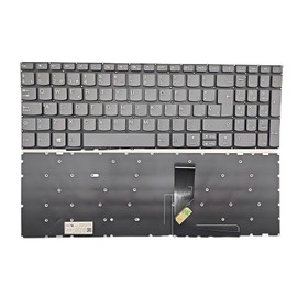 Replacement Keyboard Latin Spanish Layout for Lenovo ideaPad V15-IIL V15-IGL V15-ADA V145-15AST V155–15API S145-15IKB S145-15IML S145-15IWL V320-15 V320-17 L340-15 Laptop Keyboard Grey (No Backlit)