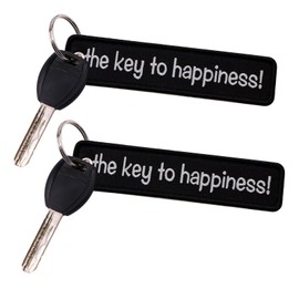 beemorita 2pcs Black Motorcycle Keychain for Motorcycles, Scooters, Cars Motorcycle Key Chain Key Tag for Backpack Jet Tag Keychain
