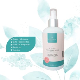Eterna - Tónico Facial Perfect Hydrating - Hidratación profunda con colágeno y aloe vera - Piel firme y radiante 250ml