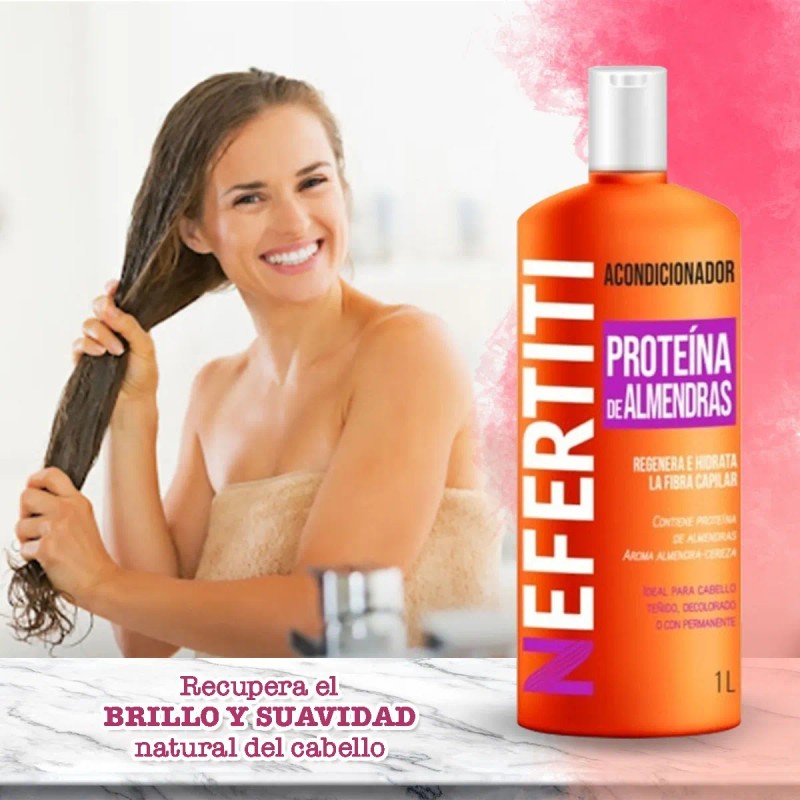 Acondicionador De Almendra 1lt Cabello Muy Daado