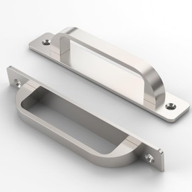 Asidrama 10 Pack 5 Inch(128mm) Brushed Satin Nickel Kitchen Cabinet Handles, Cabinet Pulls Kitchen Cabinet Hardware for Cupboard Drawer Handles Dresser Pulls