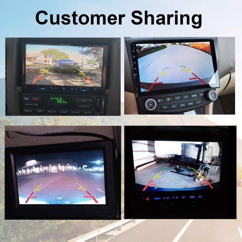 HD 720p Reversing Camera Waterproof Night Vision Car Rear View