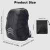 2-Pack rucksack regenschutz rucksack, 18-30L Reflektierende regenhülle rucksack regenschutz schulranzen